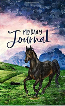 Watercolor Horse Art Dream Journal